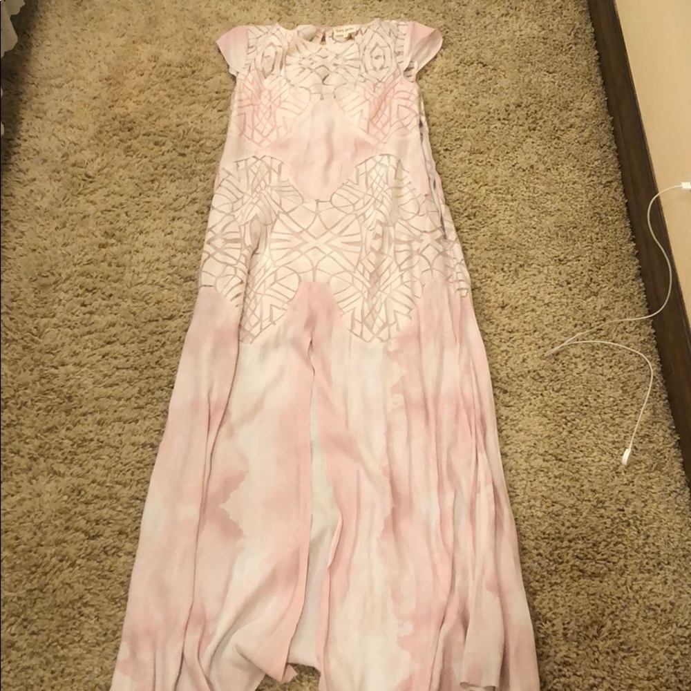 liberty garden light pink tie dye dress